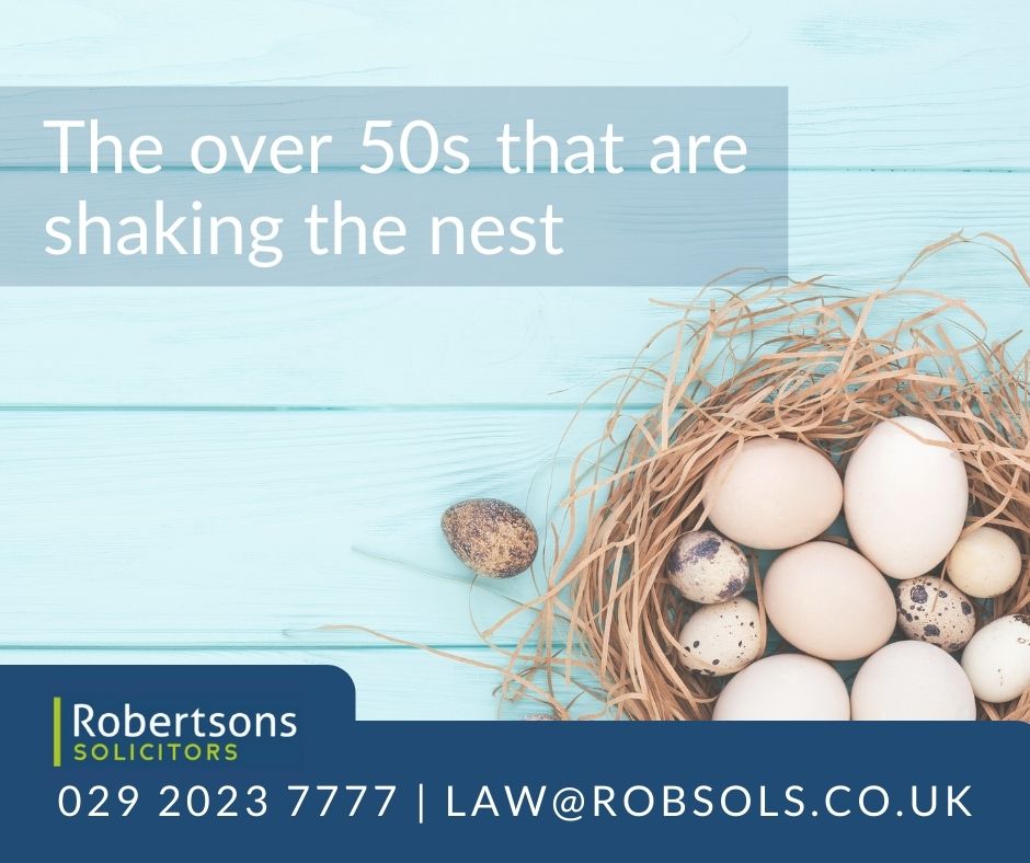 The Over 50s that are Shaking the Nest: What are the Trends in Divorce?