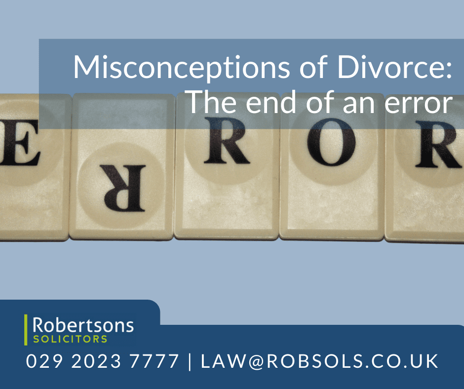 Misconceptions of Divorce: The End of an Error. What Advice is Right?