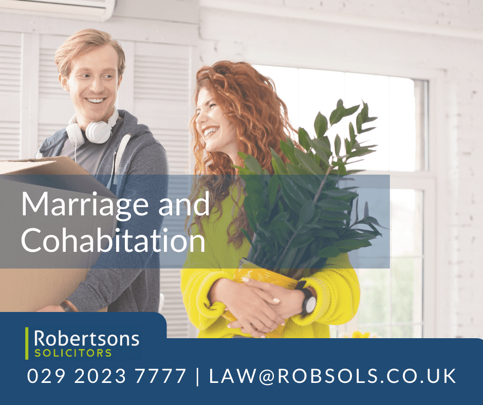 What is the legal difference between marriage and cohabitation?
