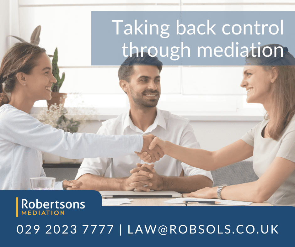 Taking back control through Mediation.