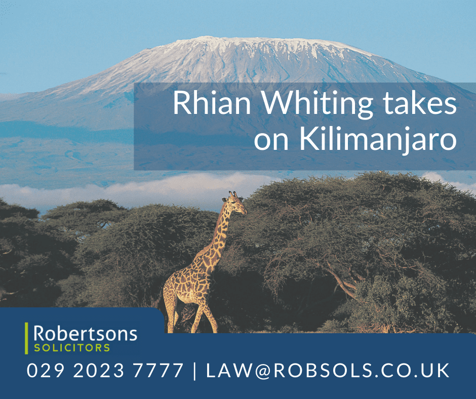 Robertsons’ Rhian Whiting is to take on Kilimanjaro!