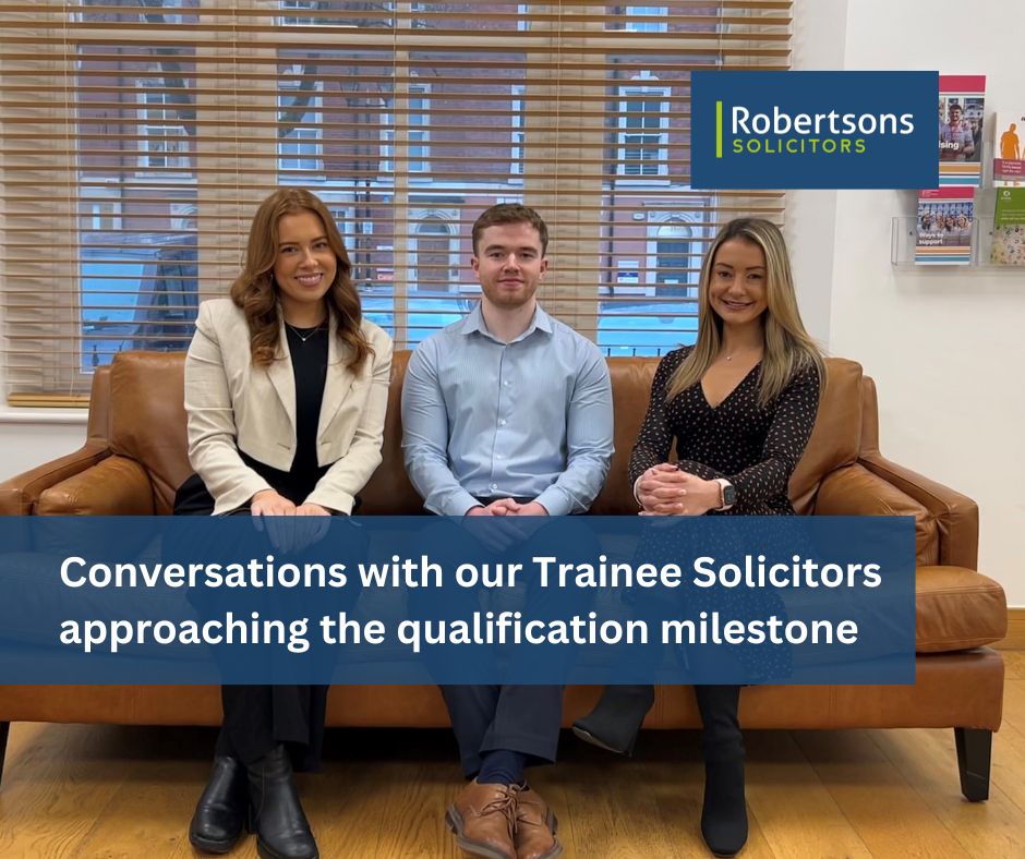 Conversations with our Trainee Solicitors approaching the qualification milestone