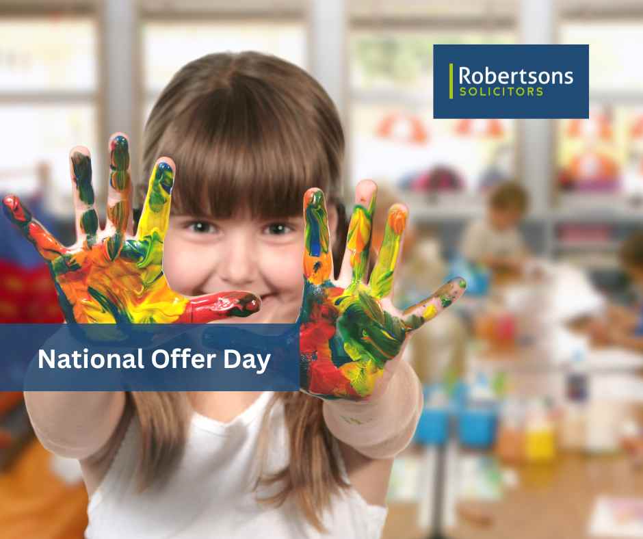 Education Solicitors - National Offer Day 2024