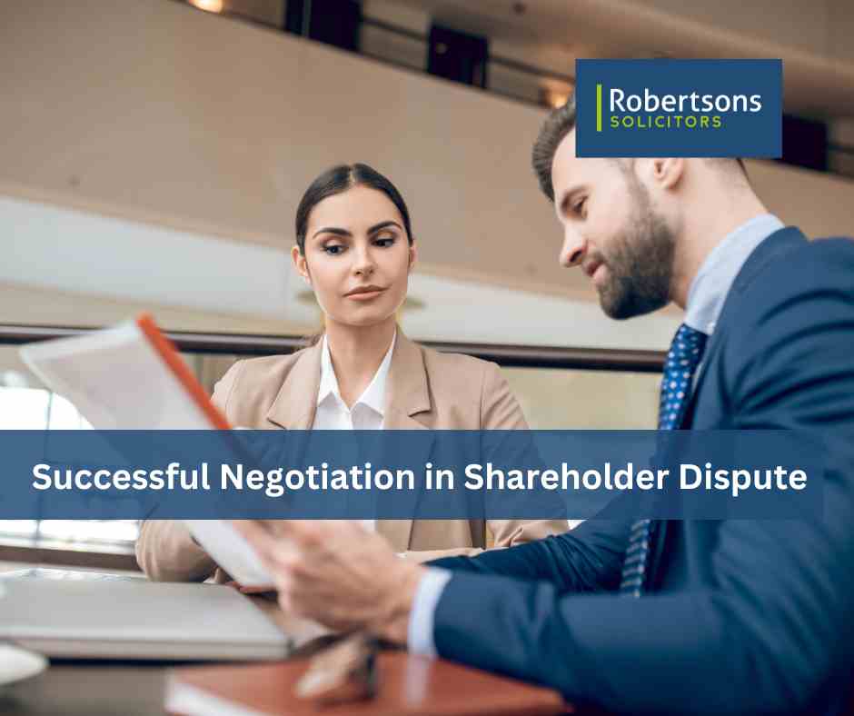 Successful Negotiation in Shareholder Dispute