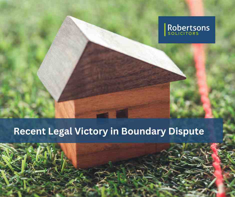 Recent Legal Victory in Boundary Dispute