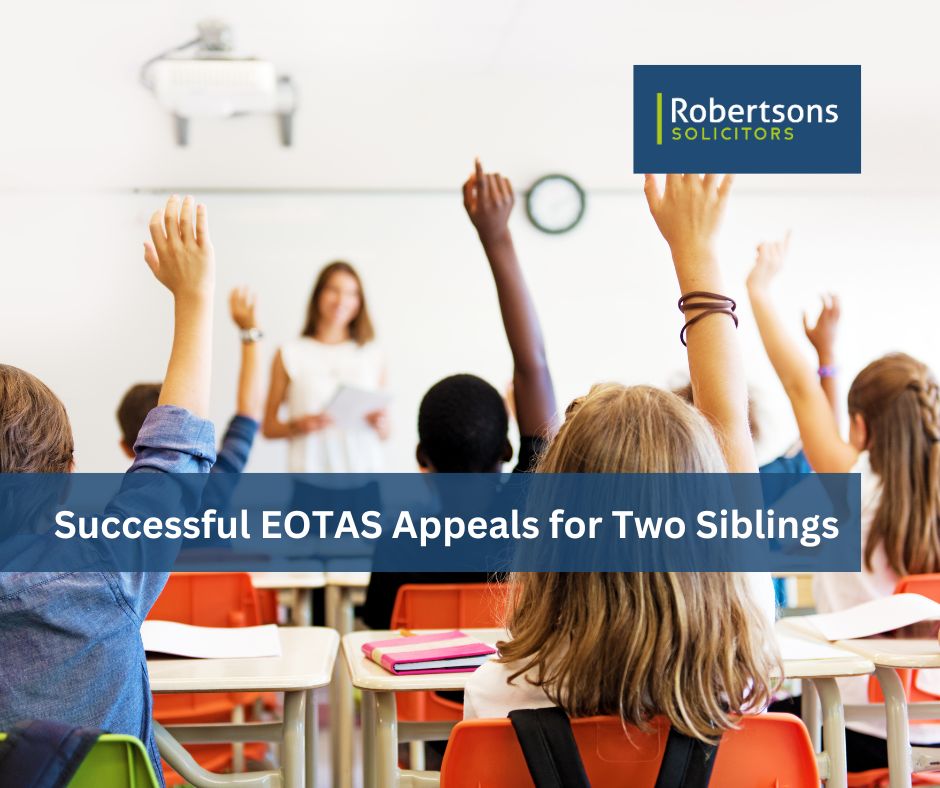 Successful EOTAS Appeals for Two Siblings